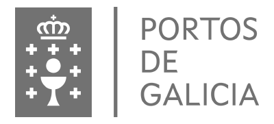 Logo del ente público Portos de Galicia